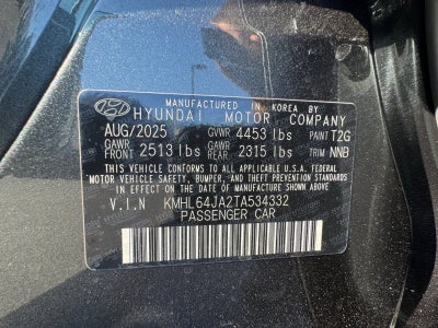 2026 Hyundai Sonata SEL Sport