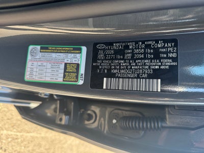 2026 Hyundai Elantra SEL Sport Plus