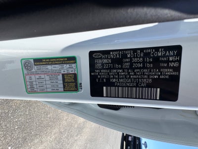 2026 Hyundai Elantra SEL Sport