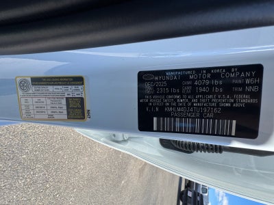 2026 Hyundai Elantra Hybrid Blue