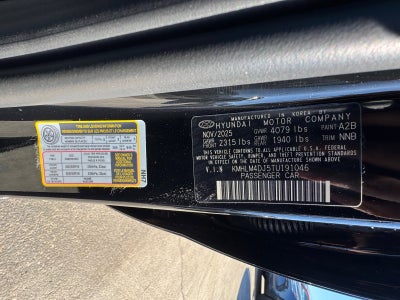 2026 Hyundai Elantra Hybrid Blue