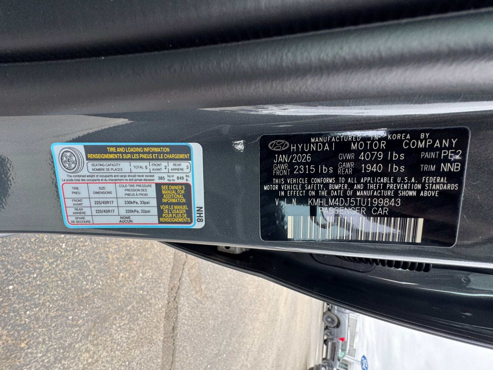 2026 Hyundai Elantra Hybrid SEL Sport