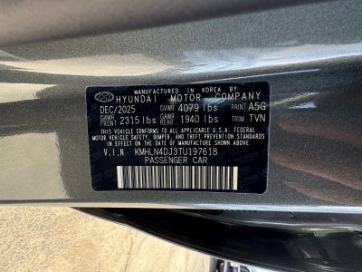 2026 Hyundai Elantra Hybrid Limited