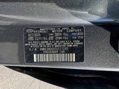 2026 Hyundai Elantra SEL Sport Premium