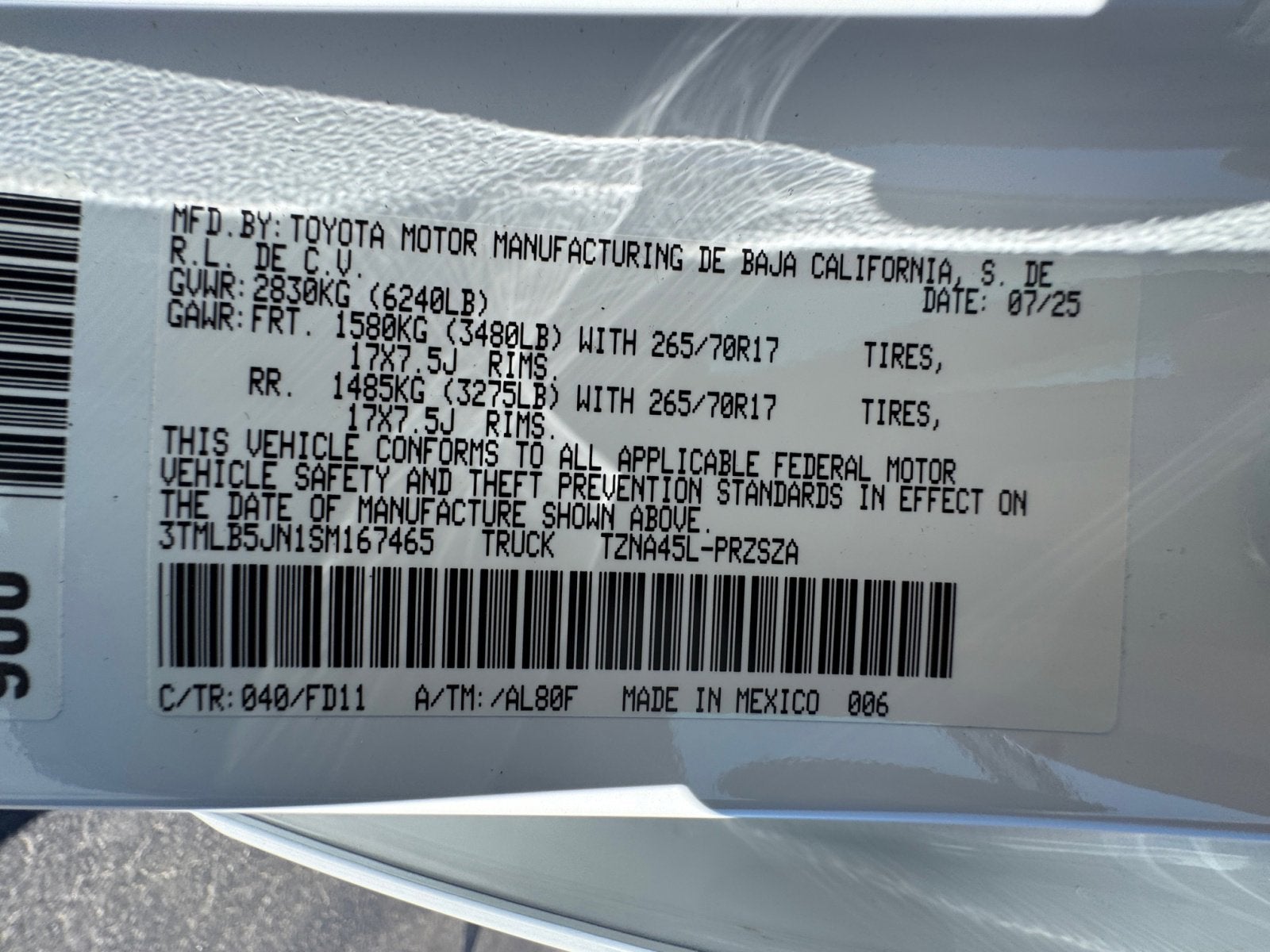 2025 Toyota Tacoma TRD Off-Road