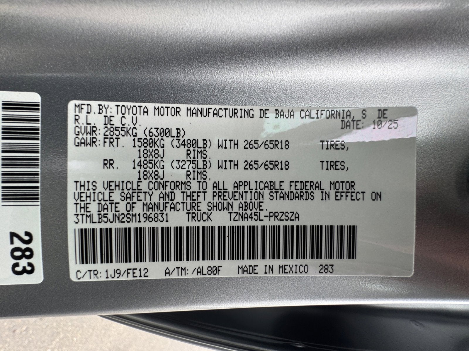 2025 Toyota Tacoma TRD Sport