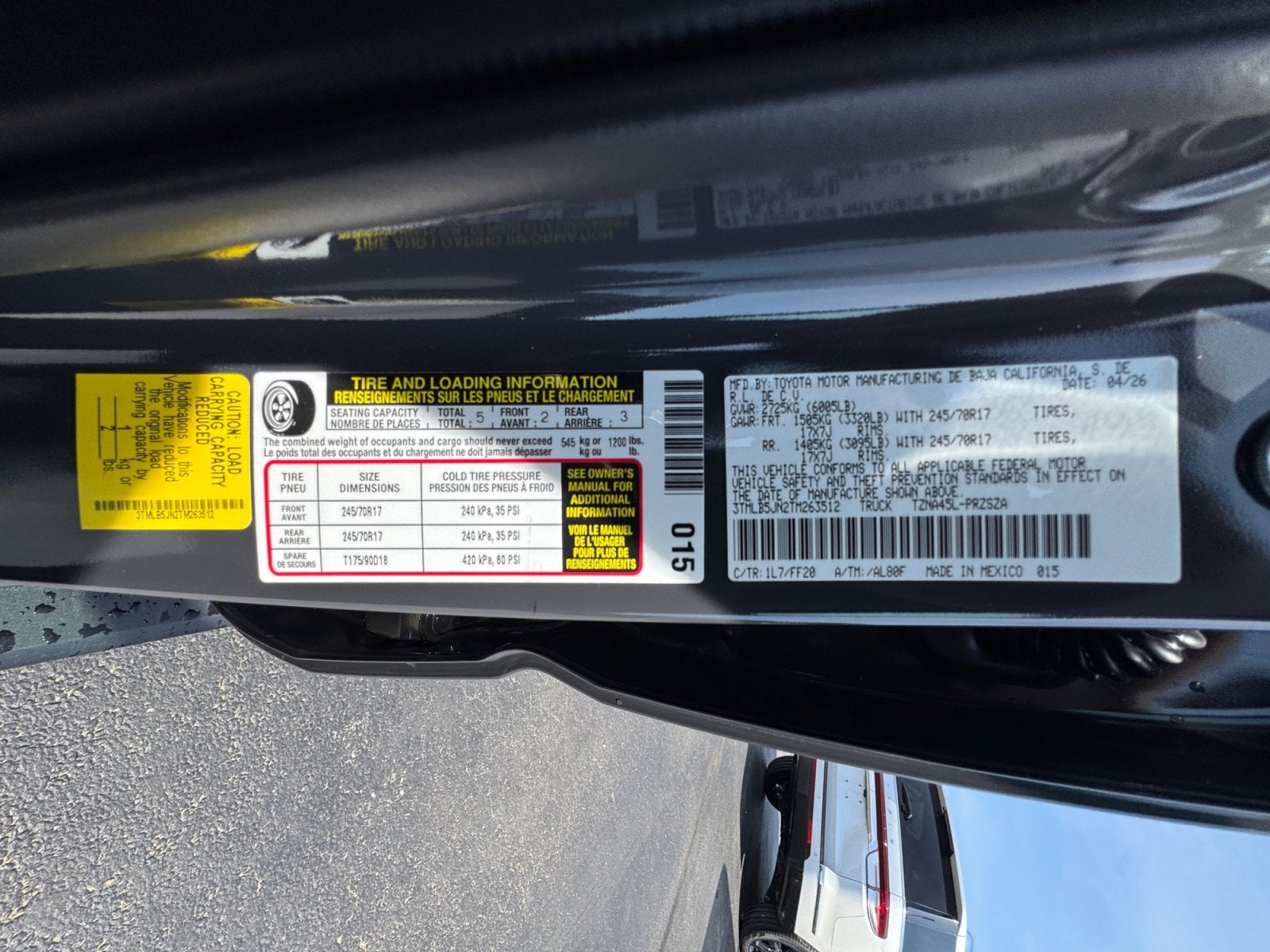 2026 Toyota Tacoma SR5