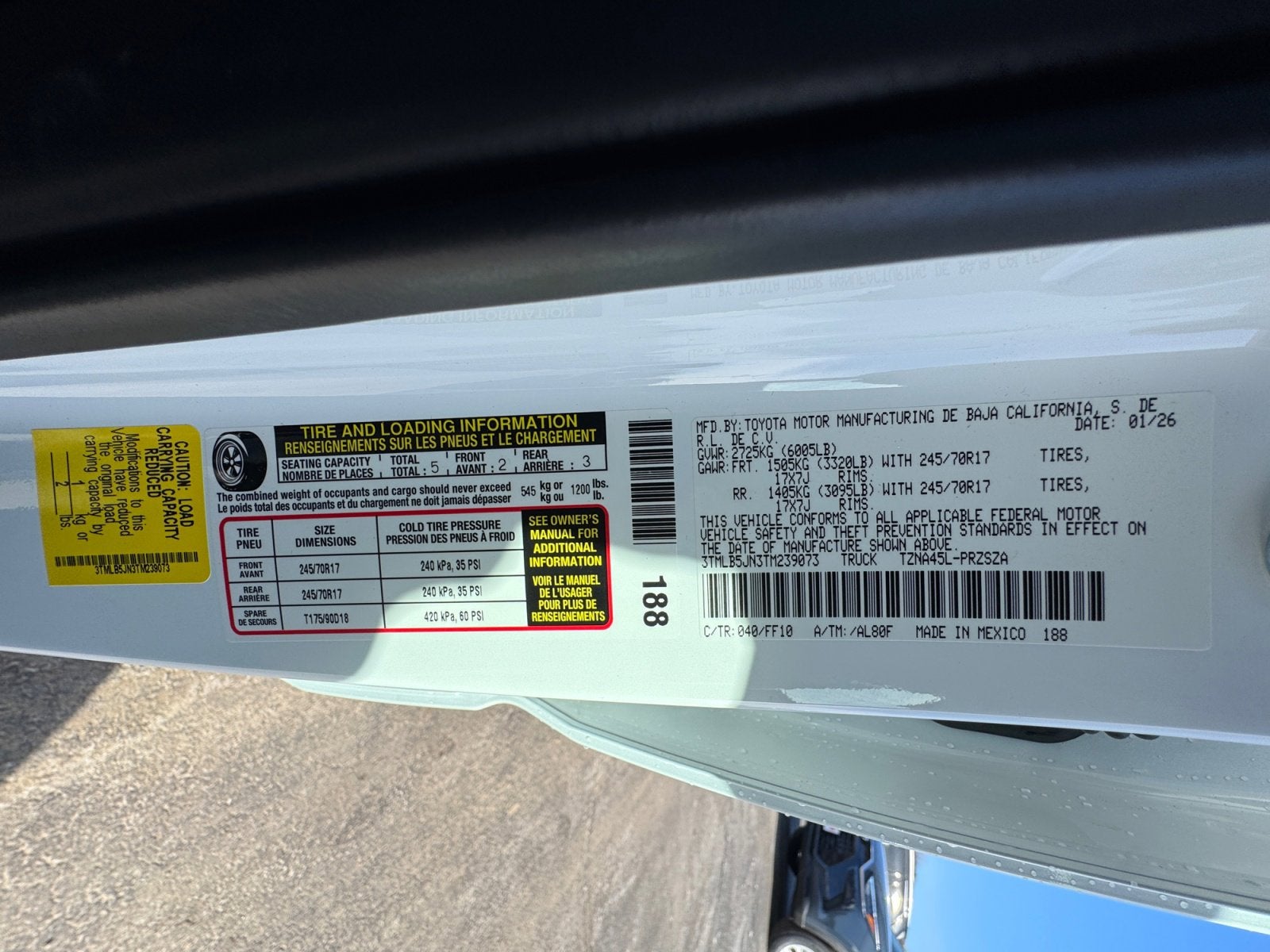 2026 Toyota Tacoma SR5