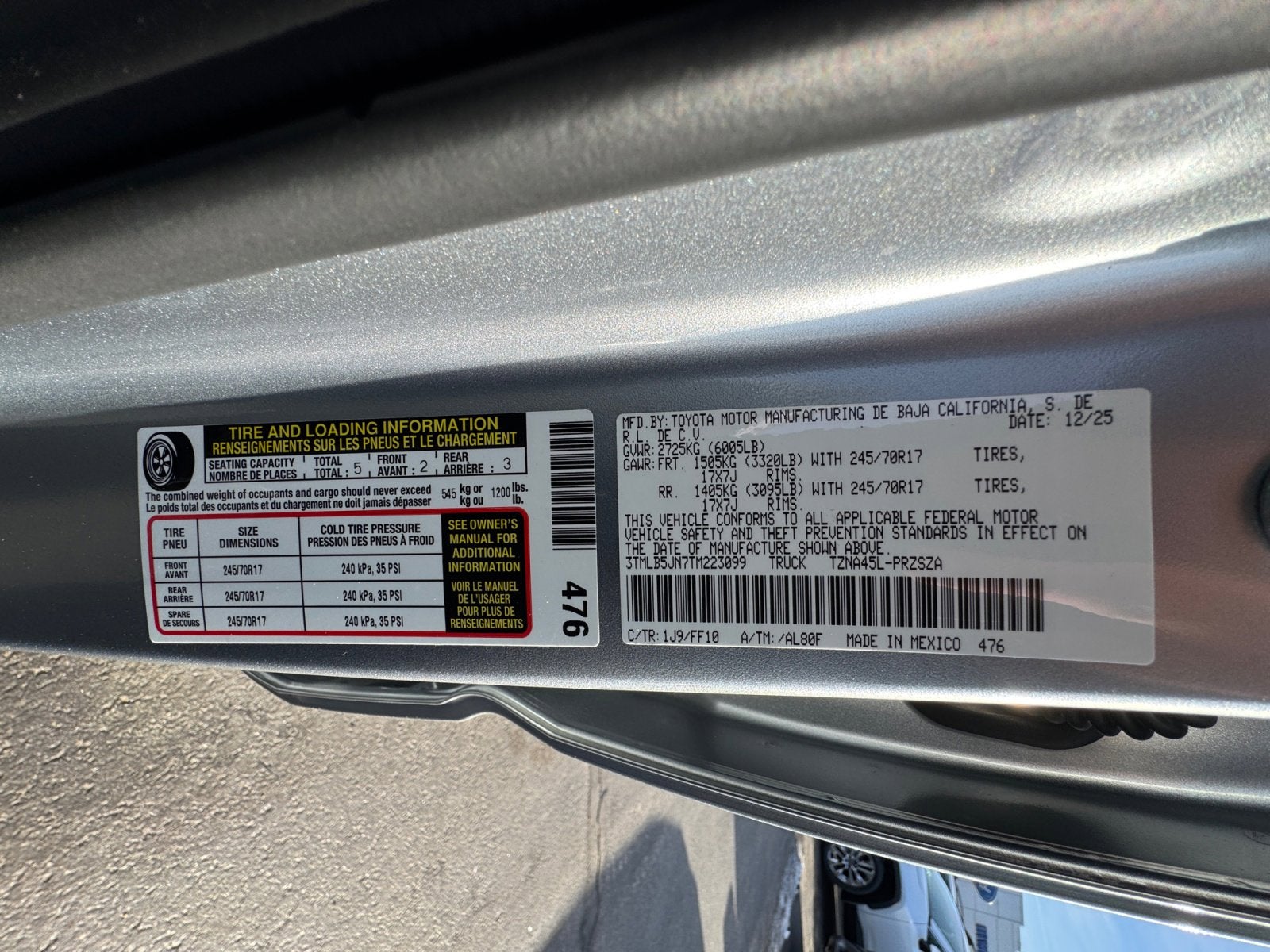 2026 Toyota Tacoma SR5