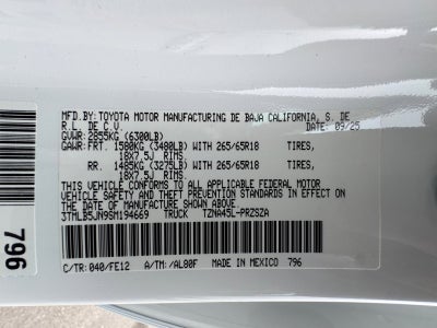 2025 Toyota Tacoma TRD Sport