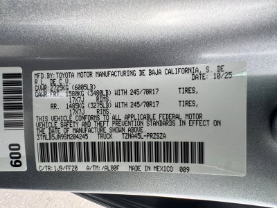 2025 Toyota Tacoma SR5