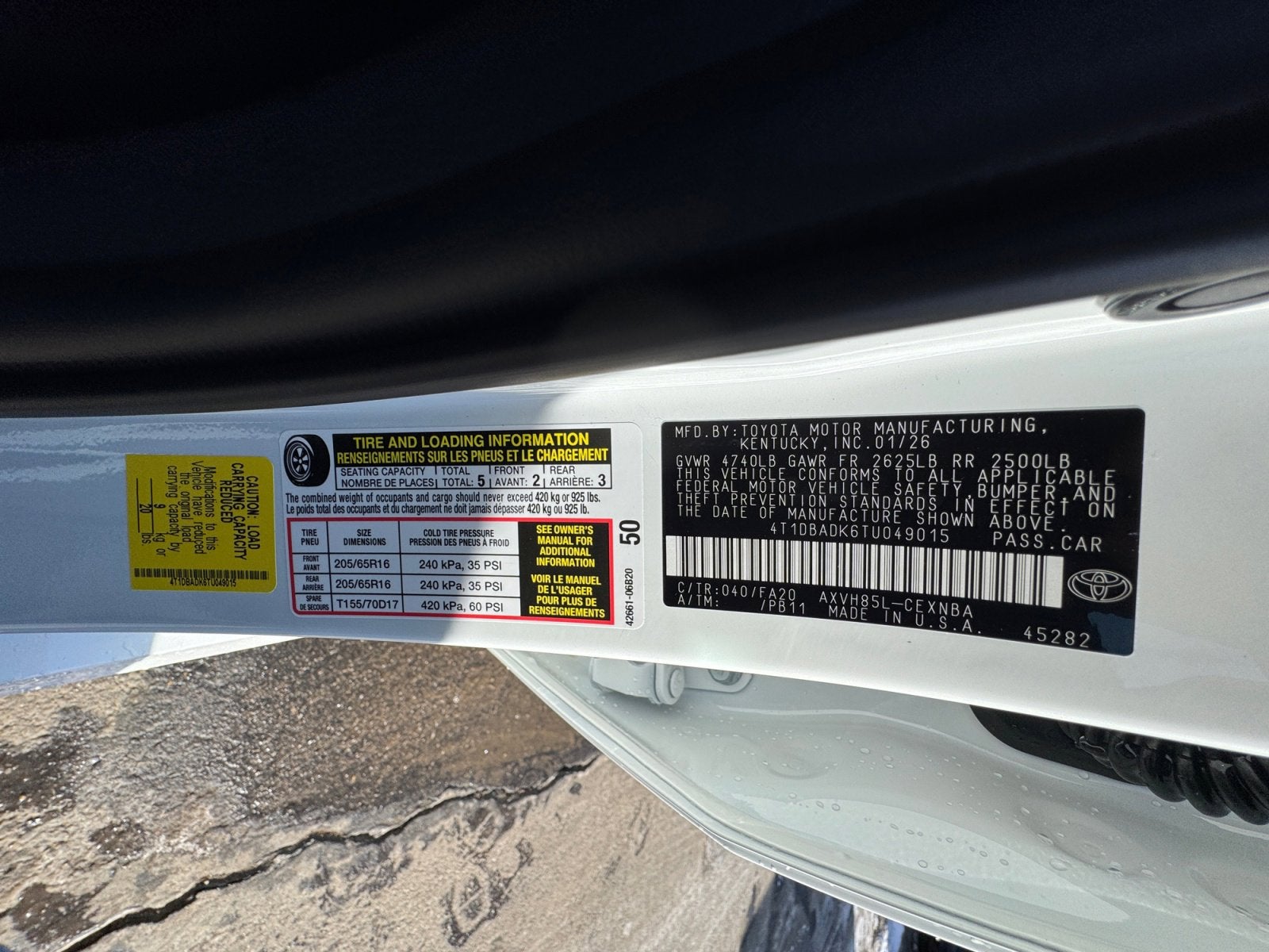 2026 Toyota Camry LE