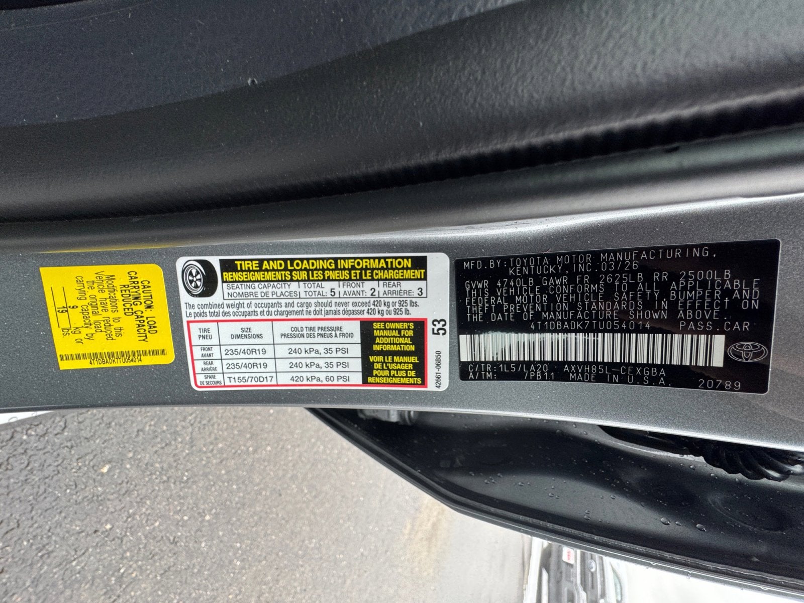 2026 Toyota Camry XLE