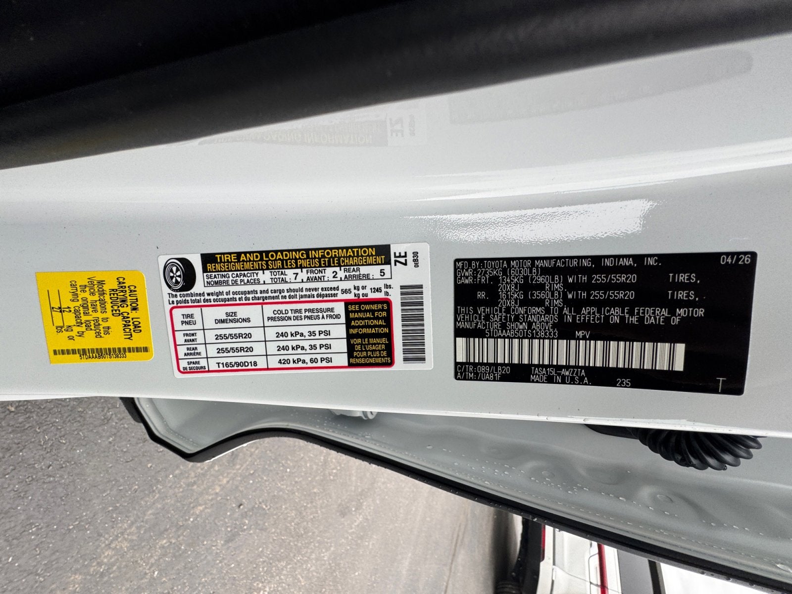 2026 Toyota Grand Highlander Platinum