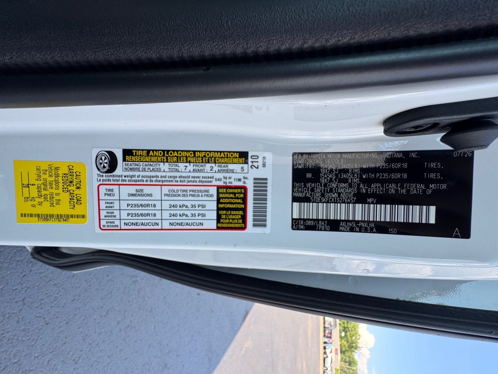 2026 Toyota Sienna Platinum
