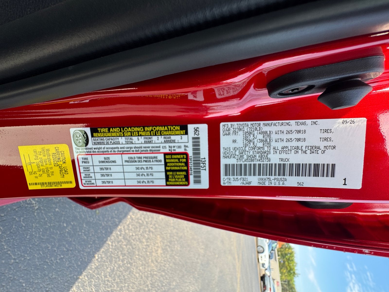 2026 Toyota Tundra SR5 CrewMax 5.5' Bed