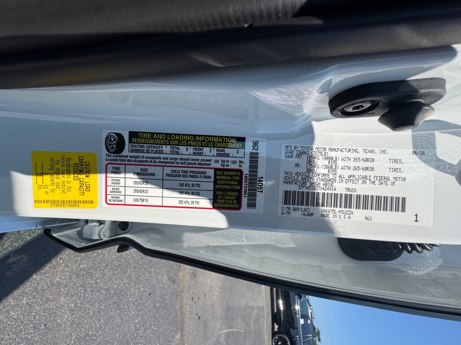 2026 Toyota Tundra Platinum