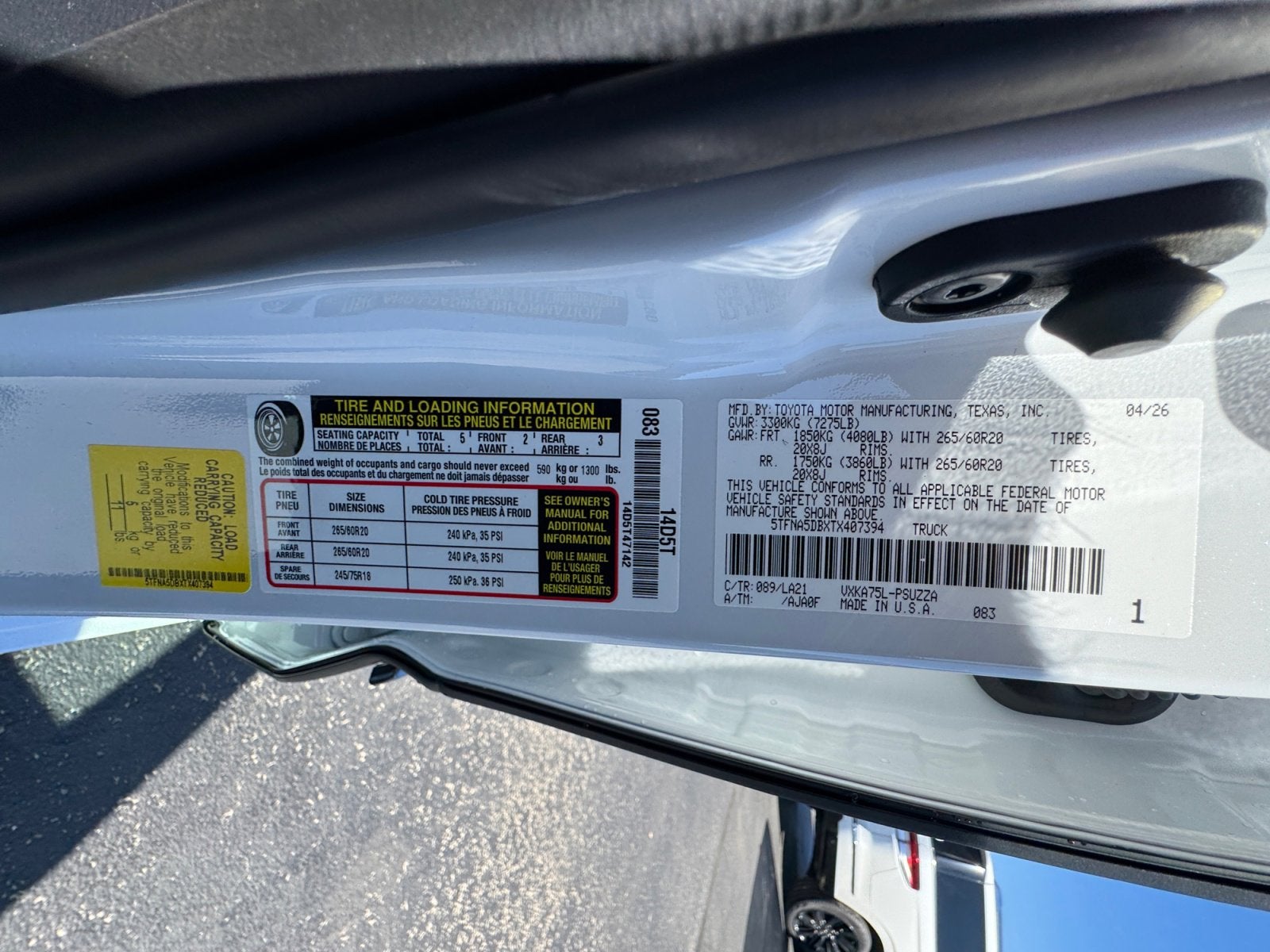2026 Toyota Tundra Platinum