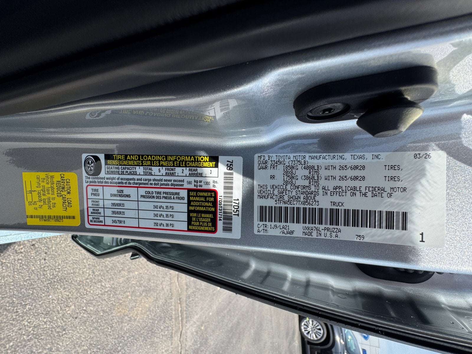 2026 Toyota Tundra Platinum