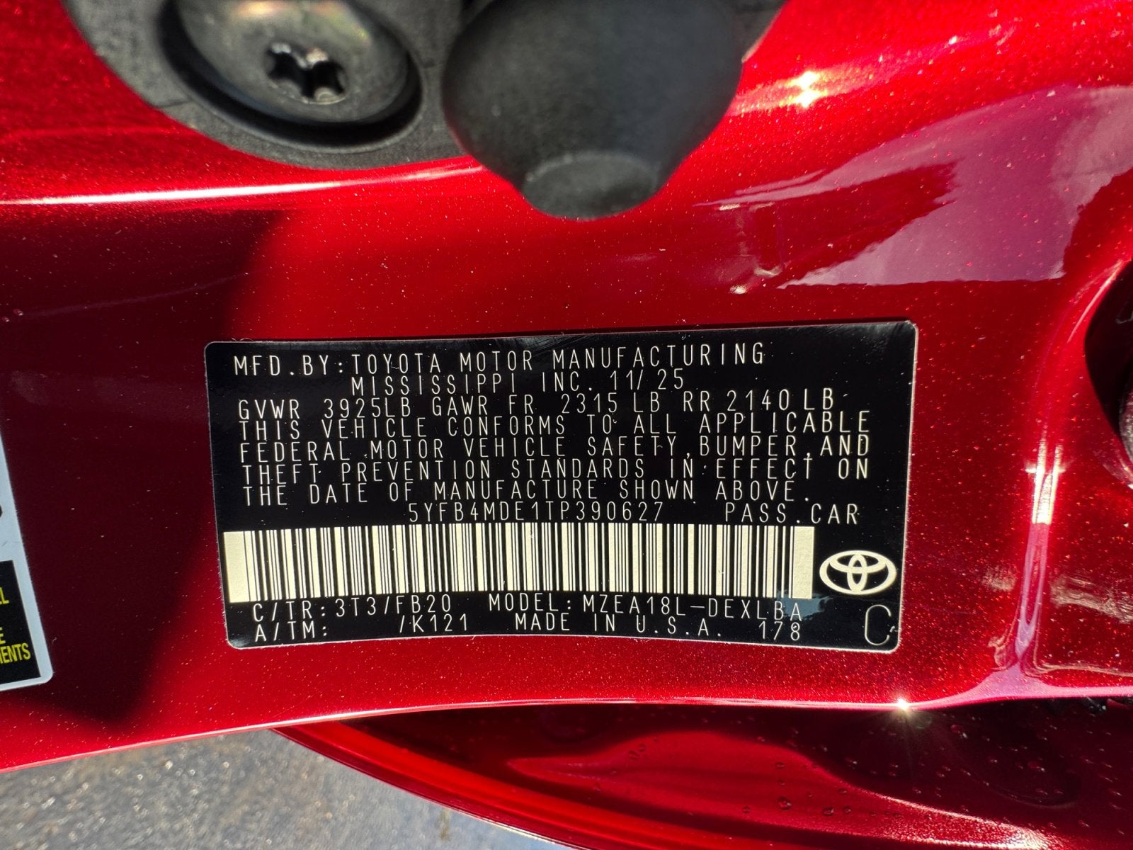 2026 Toyota Corolla LE