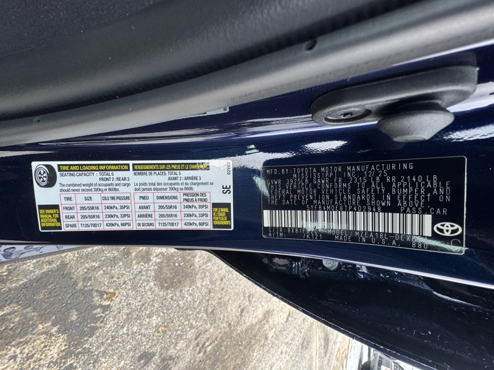 2026 Toyota Corolla LE