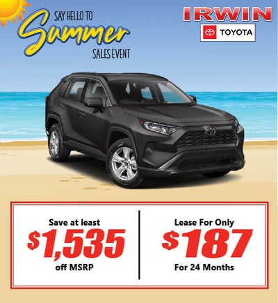 New Car Specials at Irwin Automotive Group
