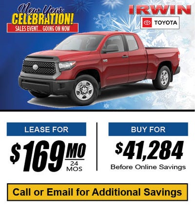 New Car Specials at Irwin Automotive Group
