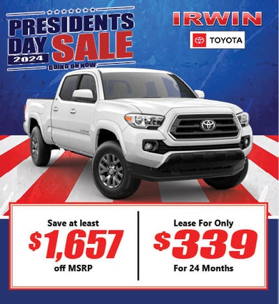 New Car Specials at Irwin Automotive Group